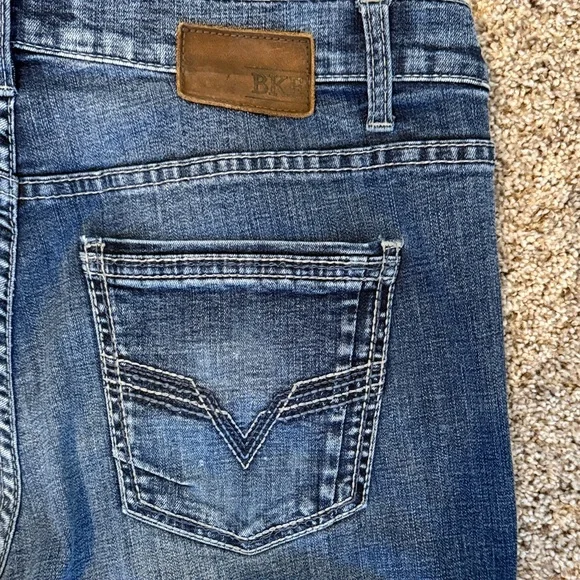 BKE Tyler Men's Indigo Straight Jeans - Picture 4 of 4